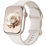 Patented Ersatzarmband Kompatibel mit Sport Apple Watch Armband 40mm 41mm 42mm 38mm, Ersatz armband Silikon Kompatibel mit iWatch SE Series 11 10 9 8 7 6 5 4 3 2 1 Ultra Herren Damen, Polarstern