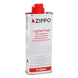 Zippo Feuerzeugbenzin 125ml – Hochwertiges EU Benzin –...