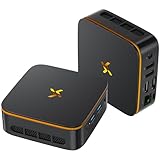 Huidun H50 Mini PC W-11 Pro, Intel Twin Lake N150 (übertrifft N100/N97, bis zu 3,6 GHz), 16 GB RAM 512 GB SSD Mini Computer,4K@60Hz UHD, WiFi 6, BT 5.2,USB/HDMI/DP Für Business/Heimkino