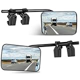 Wohnwagen Spiegel Auto Universal Rückspiegel Zusatzspiegel Außen Wohnwagen Außenspiegel 360° Einstellbar Caravanspiegel für Wohnmobile und Gängigen