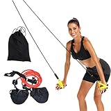 Training Equiptment Dry Land Cord Zugseil Schwimmtrainer, Widerstandsband und Paddles fürs Armzug-Training, Krafttraining