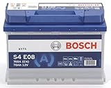 Bosch S4E08 - Autobatterie - 70A/h - 760A - EFB-Technologie - angepasst für Fahrzeuge mit Start/Stopp-System