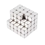 OCEUMAOA Kleine Magnete Neodym Magnete Extra Stark für Magnettafeln Kühlschränkmagnet Whiteboardmagnet Bastelarbeiten Mini Magneten 5x5x5mm 68 Stück