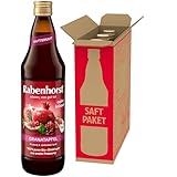 RABENHORST Granatapfel Muttersaft BIO 3er Pack (3 x 700 ml) - 100 % purer Granatapfel-Direktsaft aus erster Pressung