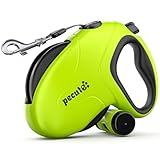 Pecute Hundeleine 10m, Rollleine für Hunde, 360° Verhedderungsfreier Leinenverlängerung, Anti-Rutsch-Griff & Schnellbremsknopf, Geeignet für Hunde bis zu 50kg Gewicht