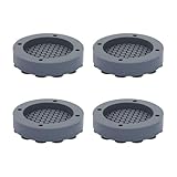 WYWY Schwingungsdämpfer Waschmaschine, 4-teilige Antivibrationspads, reduziert Lärm, schützt Böden – für Waschmaschinen, Trockner, Sofas, Kühlschränke(Normal Gray)