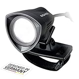 SIGMA SPORT - BUSTER 2000 HL | Leistungsstarke Helmbeleuchtung | Helmlicht 2000 Lumen | Licht für Fahrradhelm mit 7 Modi-Profilen | Sichere Befestigung am Fahrrad Helm | Farbe: Schwarz