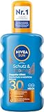 NIVEA SUN Schutz & Bräune Sonnenspray LSF 30 (200 ml),...