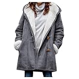 BTBDYDH Baseball Jacke Tragejacke Winter Mantel Damen Warme Jacke Damen Jacke Winter Damen Oversize Jacke Damen Jacke Herbst Damen Damen Jacke Teddyfell Jacke Damen Damen Sweatshirt Ohne Kapuze