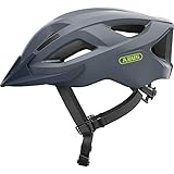 ABUS Allround-Fahrradhelm Aduro 2.1 - in sportivem Design für den Stadtverkehr, Landstraßen und Trails - für Damen und Herren - Dunkelblau Matt, Größe M