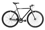 FabricBike - Original Collection, Hi-Ten Stahl, Fahrrad Fixed Gear, Single Speed, Urban Commuter, 8 Farben und 3 Größen, 10,45 kg (Talla M). (Fully Matte Black, M-53cm)