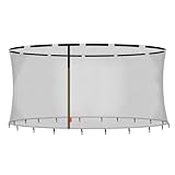 Baunsal® Trampolin Sicherheitsnetz Ø 487 cm (FGOS) für 12 Netzstangen Netzhöhe 180 cm Ersatzteile Trampolin Netz Trampolin Schutznetz Sicherheitsnetz Kinder Trampolin Ersatznetz Trampolin Outdoor