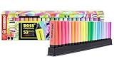 STABILO - Textmarker - BOSS ORIGINAL - 23er Tischset - mit 9 Leuchtfarben & 14 Pastellfarben