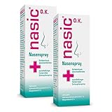 nasic O.K. Nasenspray mit dem Wirkplus | Abschwellendes Schnupfenspray ohne Konservierungsstoffe für Erwachsene & Schulkinder | Nasenspray mit Xylometazolin & Dexpanthenol | 10 ml Lösung