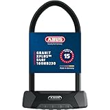 ABUS Bügelschloss Granit XPlus 540 + USH-Halterung - Fahrradschloss mit 13 mm starkem Bügel und XPlus Zylinder - ABUS-Sicherheitslevel 15-230 mm Bügelhöhe