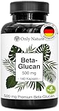 Beta Glucan 500mg - 140 Kapseln - Cholesterin senken - in Deutschland produziert & Laborgeprüft - Vegan - Beta Glucan hochdosiert - Betaglucan