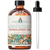 EVOKE OCCU Sandelholz ätherisches Öl 118ml, reines Sandelholzöl für Diffusor Meditation Kerze Seife machen- 4 FL Oz