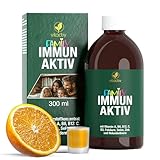 VITACTIV Family Immun Aktiv - 300ml Mikronährstoffkonzentrat - Multivitamin Konzentrat mit Weintraubenkern & Holunder Extrakt - Plus Mineralstoffe & Spurenelemente - Fruchtgeschmack, max. 60 Portionen