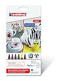 Porzellan-Pinselstift edding 4200, 6er-Set, 1-4 mm, family colour Set