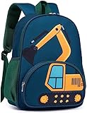 LOIDOU Kinderrucksack Jungen Kinder Rucksack Tagesrucksack Vorschulrucksack Kindergartentasche Schulrucksack für Schule Kita