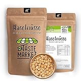 100 g Haselnüsse | blanchiert | leicht geröstet | geschälte Haselnusskerne | naturbelassen | TASTE MARKET