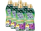 Vernel Aromatherapie Faszinierender Dschungel Weichspüler (6x32 Waschladungen), langanhaltender Wäscheduft mit ätherischen Ölen für 24/7 Frische, recycelbare Flasche