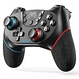 Verbesserter Switch Controller für Switch/Switch Lite/Switch OLED, Switch Wireless Controller mit Aufwachen, Switch Pro Controller mit 6-Achsen Gyroskop, Double Shock, Turbo und Screenshot