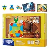Tangram Puzzle | Fortschrittliches Lernen | Tangram Magnetisches Puzzle - Für Kinder Jungen Haus Schule Party