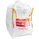 KMF BIG BAG Mineralwolle Sack MiWo Glaswolle Faserstaub Mineralfaserabfälle XL 90x90x120cm (240)