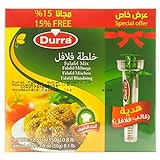 Durra - Falafel-Set: inkl. Portionierer - Vegan vegetarische Falafel Fertigmischung 2 x 175 g Packung