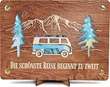 Hochzeitsgeschenk - XL Geldgeschenk aus Holz inkl. Ständer | Flitterwochen - Hochzeitstag, Hochzeitskarte Holz, Hochzeitsgeschenke Für Brautpaar, Hochzeitskarten Glückwunschkarten, Hochzeitskarten