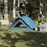Homgoday Campingzelt 1 Person Einmannzelt Trekkingzelt Wasserdicht Zelt Campingzelt für Camping Picknick Wandern Blau Wasserfest