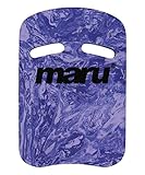 Maru Schwimmen Kickboard Schwimmhilfe, Pool Float für Erwachsene und Kinder, Schwimmsport Trainingsgeräte, Verbesserung der Körperposition und des Gleichgewichts im Wasser (Lila Swirl, Erwachsene)