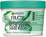 Garnier Haarmaske, Aloe Vera, Hairfood feuchtigkeitsspendende 3in1 Maske, unbeschwerend für geschmeidiges Haar, Fructis, 390 ml