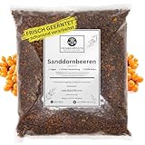 Sanddornbeeren ganz 1000g • Immunsystem • Erste Wahl • intensiver Geschmack • HerbsnRoots