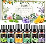 AESHORY Ätherische Öle Set für Diffuser 6 x 10ML, 100%...