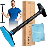 ELANI – Klimaneutrale Klimmzugstange für Türrahmen ohne Bohren mit innovativer Gewindesperre für sicheren Halt – 70-90 cm Pull Up Bar mit Tragfähigkeit für bis zu 300 kg