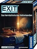 KOSMOS 682828 EXIT - Das Spiel - Das Vermächtnis des Weltreisenden, Level: Fortgeschrittene, Escape Room Spiel, EXIT Game für 1-4 Spieler ab 12 Jahre, EIN einmaliges Gesellschaftsspiel