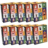 10pcs Halloween Treat Boxes, 12 leere Adventskalender, um selbstorganisierte Halloween-Süßwarenschachtel für Feiertagspartygunst zu füllen