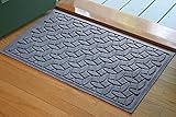 Bungalow Bodenbelag Ellipse Collection Standard Doormat, 2-Feet x 3-Feet Blau (Bluestone)