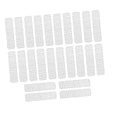 UKCOCO 25 Stück Bildschirm Reparatur Aufkleber Fenster Mesh Bildschirm Reparatur Set Fliegenfenster Mesh Bildschirm Tür Gaze Pvc