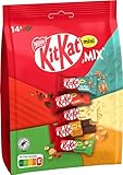 Kitkat Nestlé Mini Mix Schokoladenriegel, fünf leckere Geschmacksrichtungen, 14 Riegel, 1er Pack (1 x 197.4g Beutel)