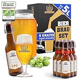 Heldengenuss - Bierbrauset Pils - 5L Bier - [Echtes Brauerlebnis] - Bier brauen Set Mit Videoanleitung - Bier Geschenke für Männer