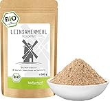 bioKontor // Leinsamenmehl BIO, Leinmehl - teilentölt 500 g, Ballaststoffreich