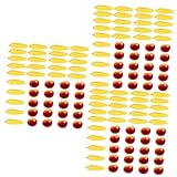 PRETYZOOM 120 STK Simuliertes Gemüse Errötendes Dekor Simulationsmais Tomatenmodelle Künstliches para Früchte Dekor Miniatur Ananas-dekor Realistisches Gemüse Künstliche Früchte Schaum Rot