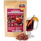 Glühweingewürz - Glühwein Gewürz Gewürzpulver oder Grobe Mischung - Vegan Zucker-und Alcoholfrei - Ideale Mischung für Punsch, Kinderpunsch und Apfelpunsch - In DE Hergestellt