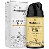 NEU: Störtebekker® Premium After Shave Balsam für Herren - Gegen Hautirritationen, Rasurbrand - Hautpflege nach der Rasur - Angenehmer Sandelholz Duft - Männer Aftershave Balm made in Germany