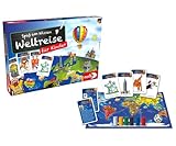 Noris 606071908 Weltreise Fantastische Quiz-Reise rund um die Welt, für Kinder ab 6 Jahren