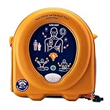 Erste Hilfe Defibrillator für Zuhause/Gewerbe für Laien und Profis mit manueller Schockauslösung SAM 350P, 8 Jahre MedX5 Service Garantie und 8 Jahre Garantie des Herstellers