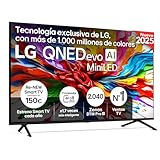 LG Smart TV 55 Zoll QNED EVO MiniLED 4K UHD (2025) – α8 AI Gen2-Prozessor, Dolby Vision & Atmos, VRR 144Hz, webOS 25, AMD FreeSync, Magic Remote, WiFi 6, Bluetooth 5.3